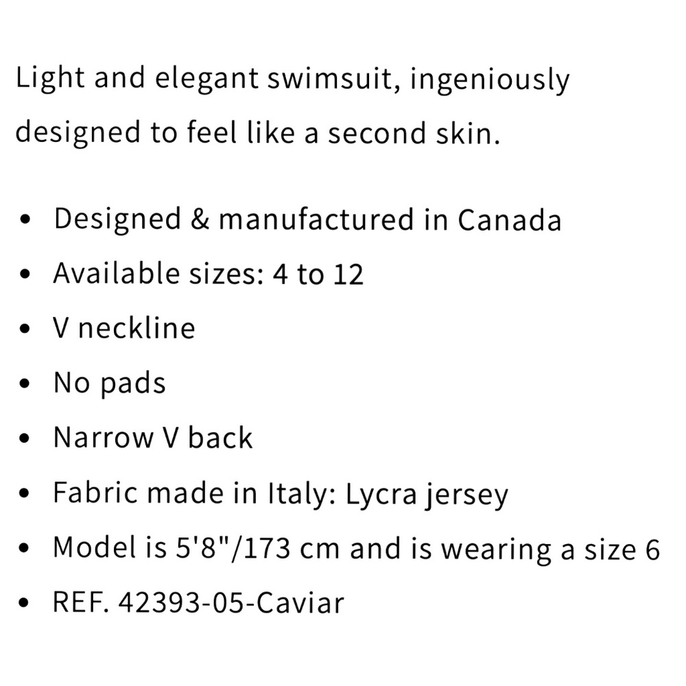 SHAN Black Plunging Neckline One Piece Swimsuit in size US6 New With Tags - Picture 7 of 16